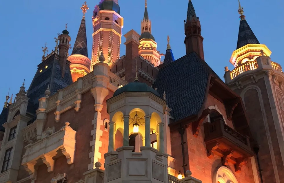 close-up of Enchanted Storybook Castle, Shanghai Disneyland