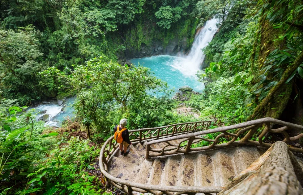 Costa Rica, Rainforest, Waterfall, Central America