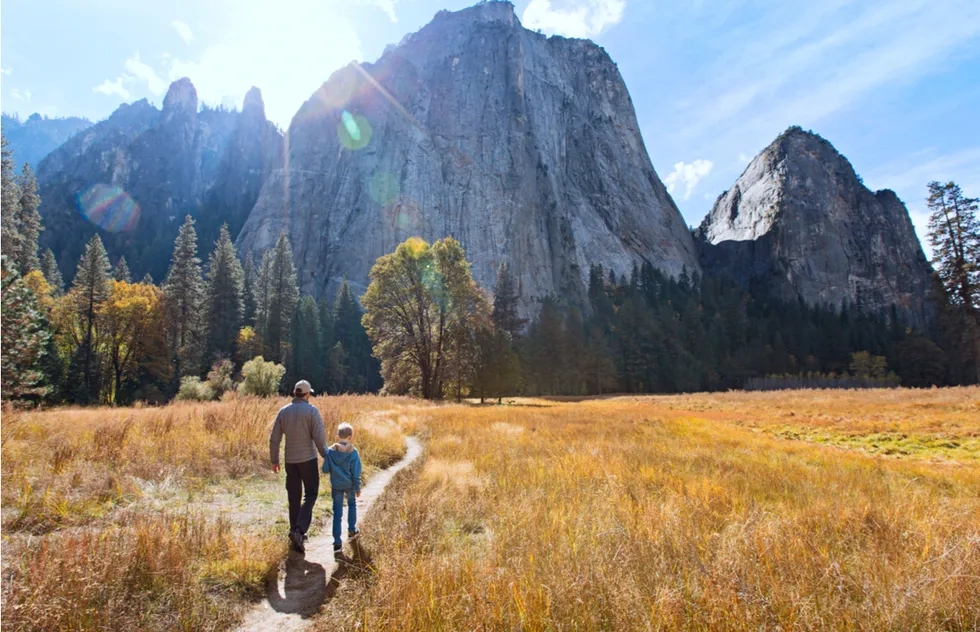 Hiking in California's Yosemite National Park