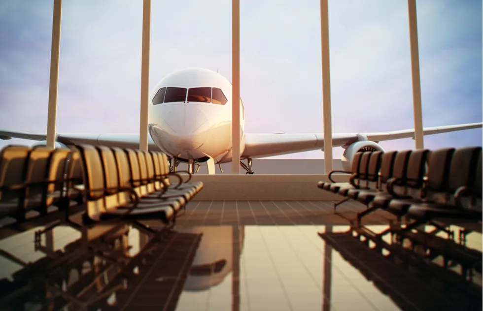 Empty airport