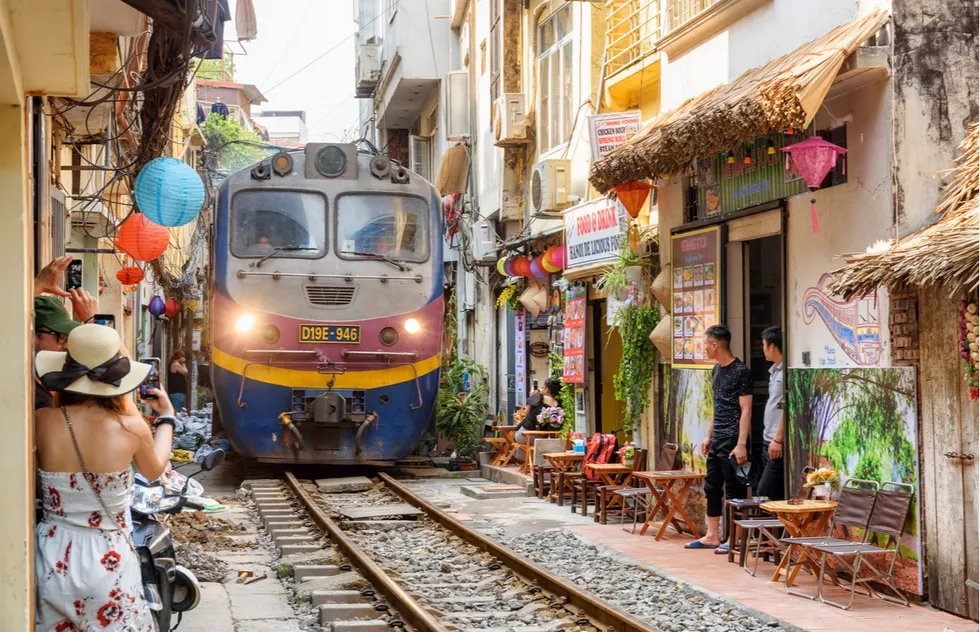 Hanoi's "train street"