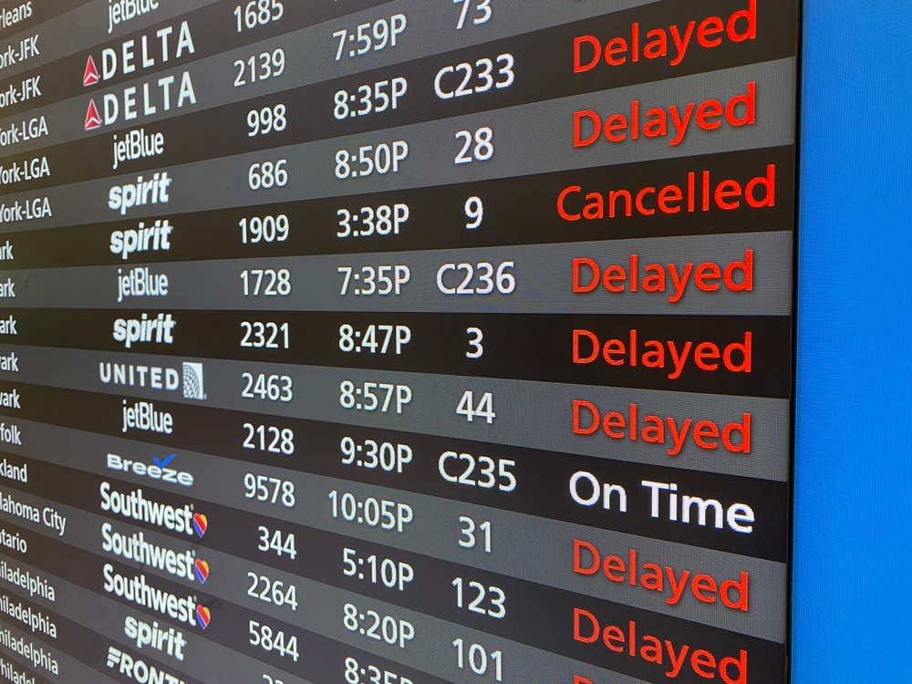 Delayed Flights, Airport