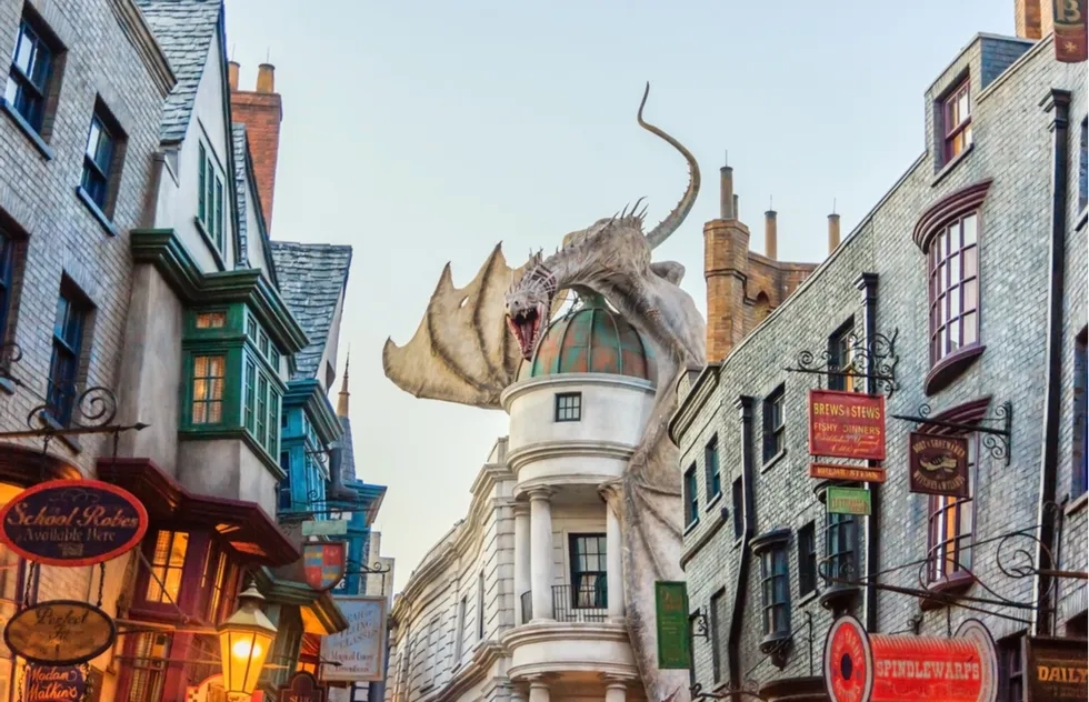 Diagon Alley at Universal Orlando Resort in Florida