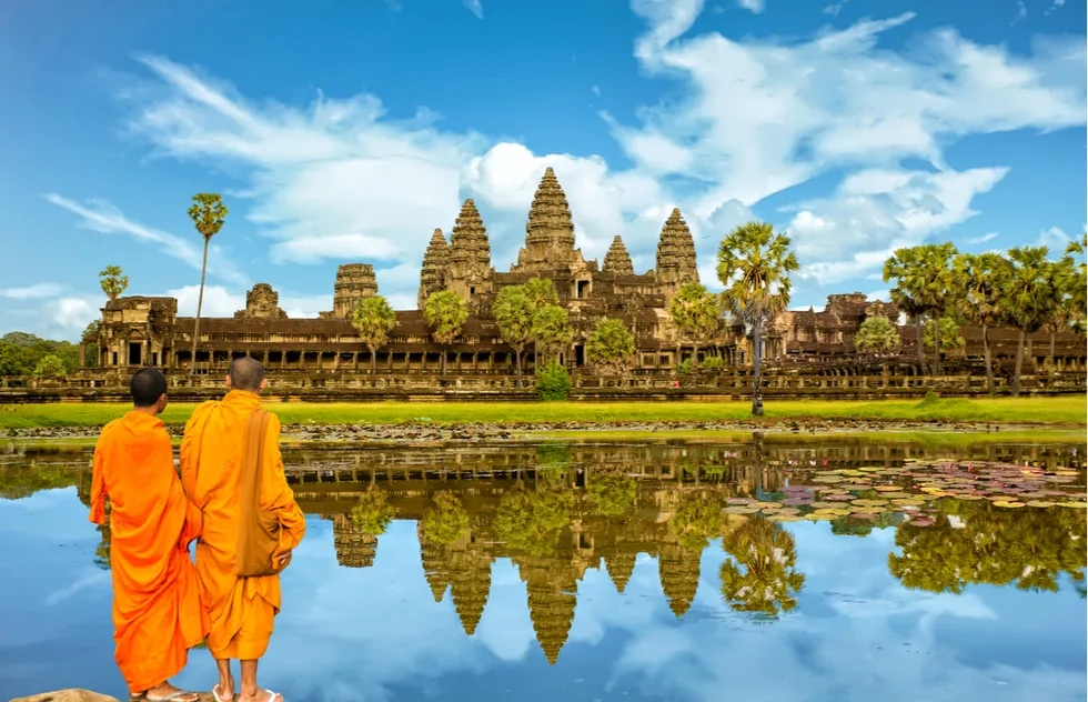 Angkor Wat temple complex in Cambodia