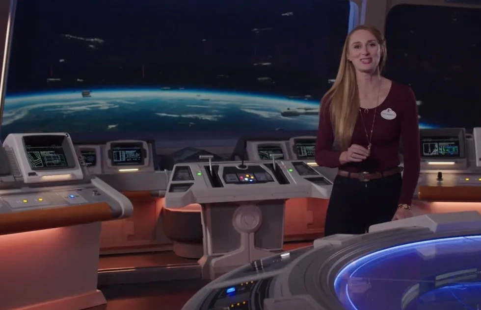 Galactic Starcruiser bridge (video still)