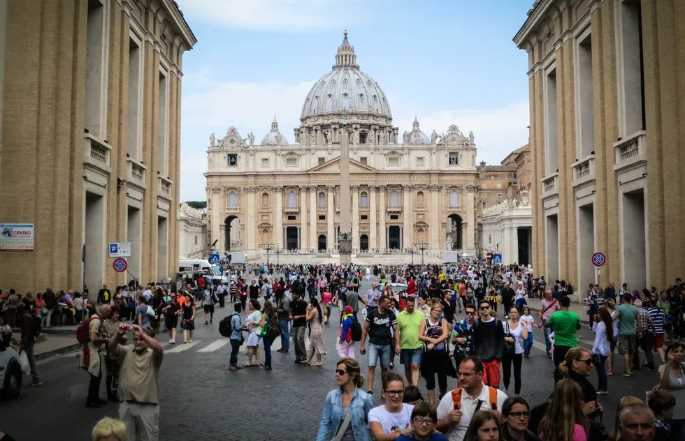 The Vatican, Rome, Italy, Crowds