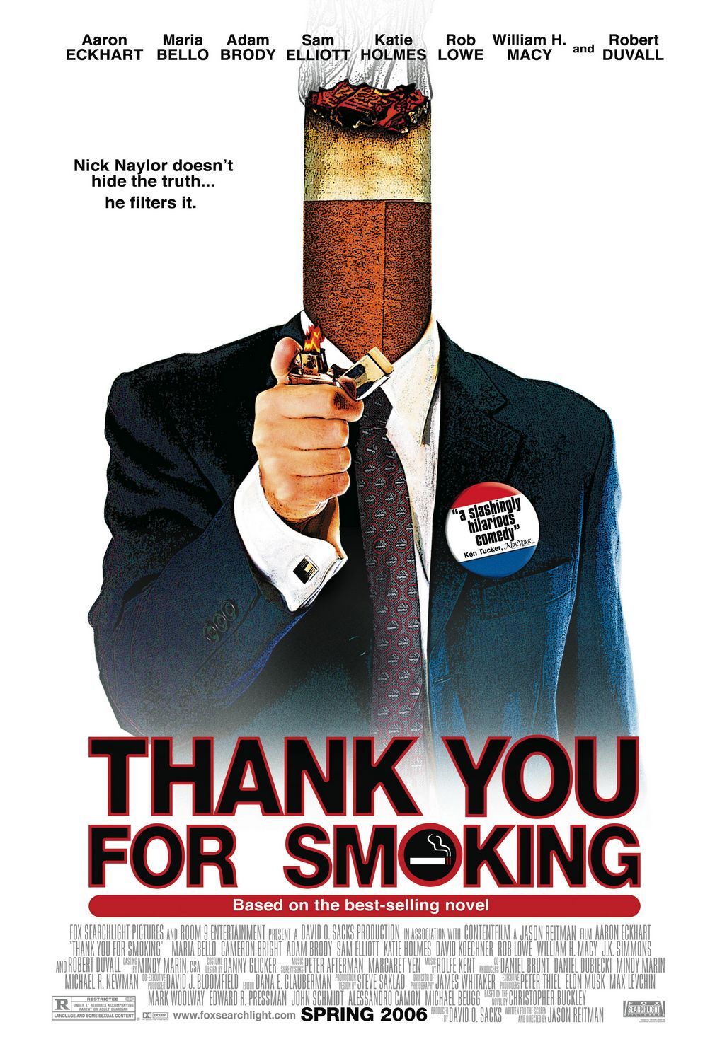 Searchlight Thank You For Smoking One Sheet