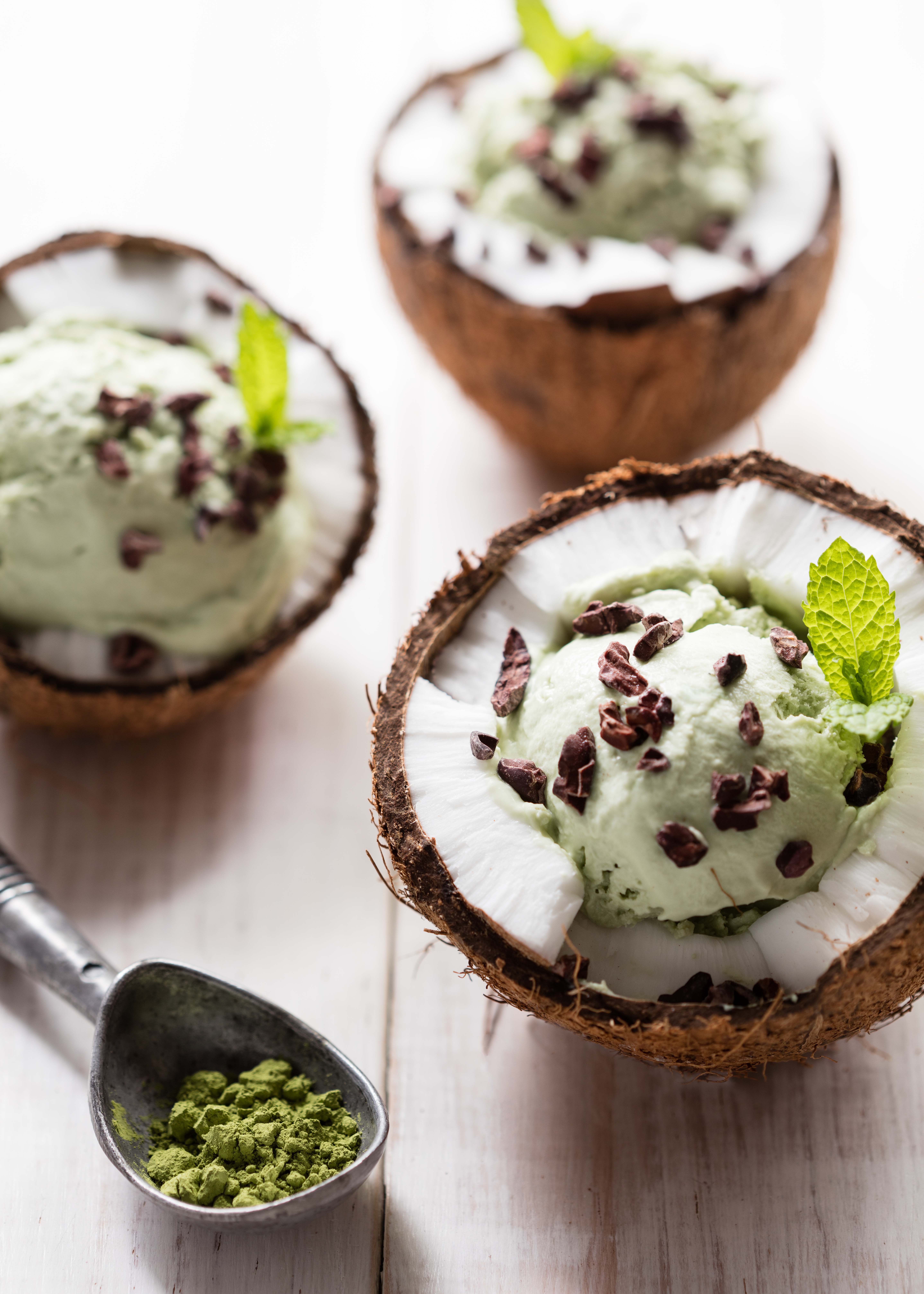 Matcha Green Tea Coconut Ice Cream | Truvía®