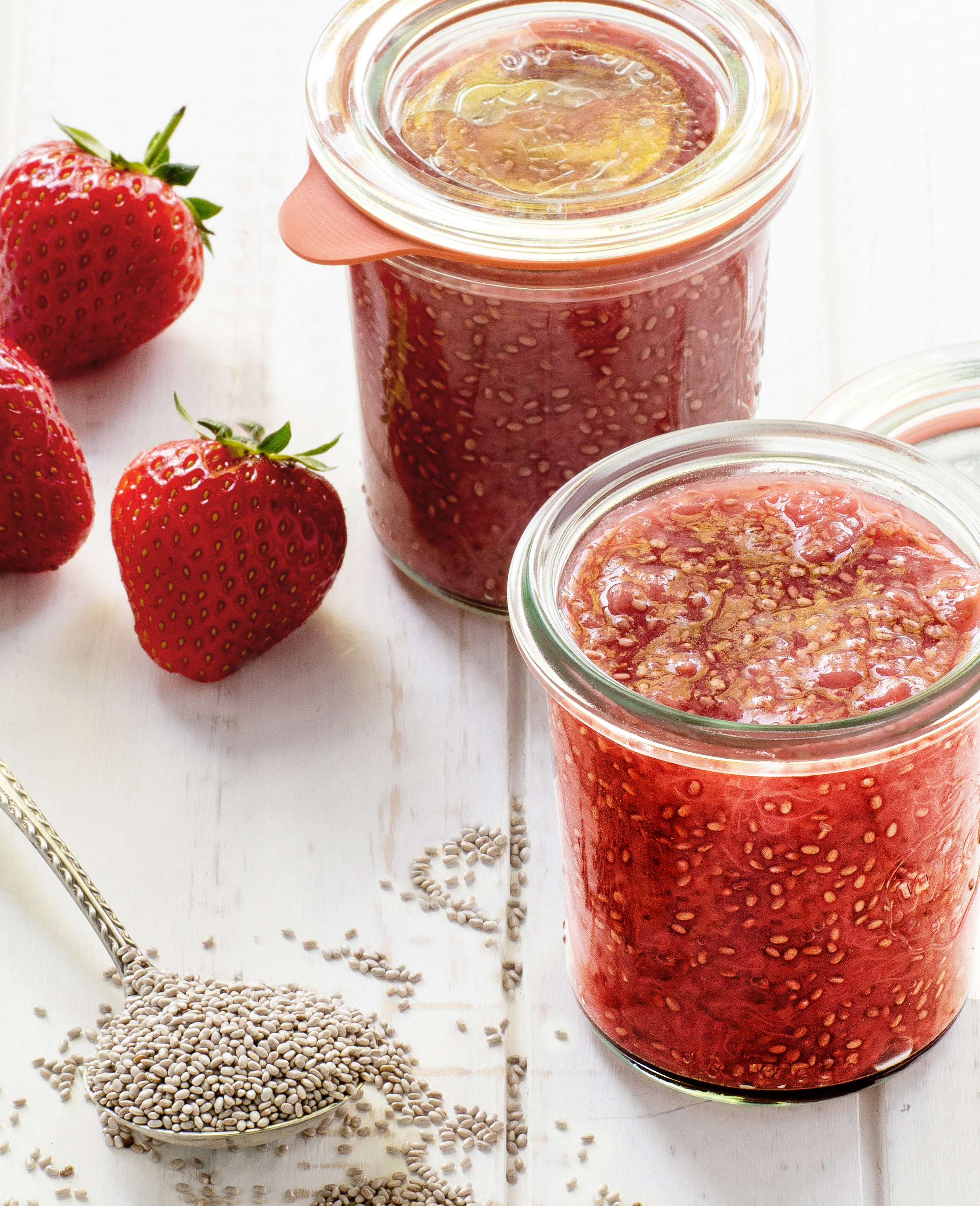 Fresh Strawberry Chia Jam | Truvía®