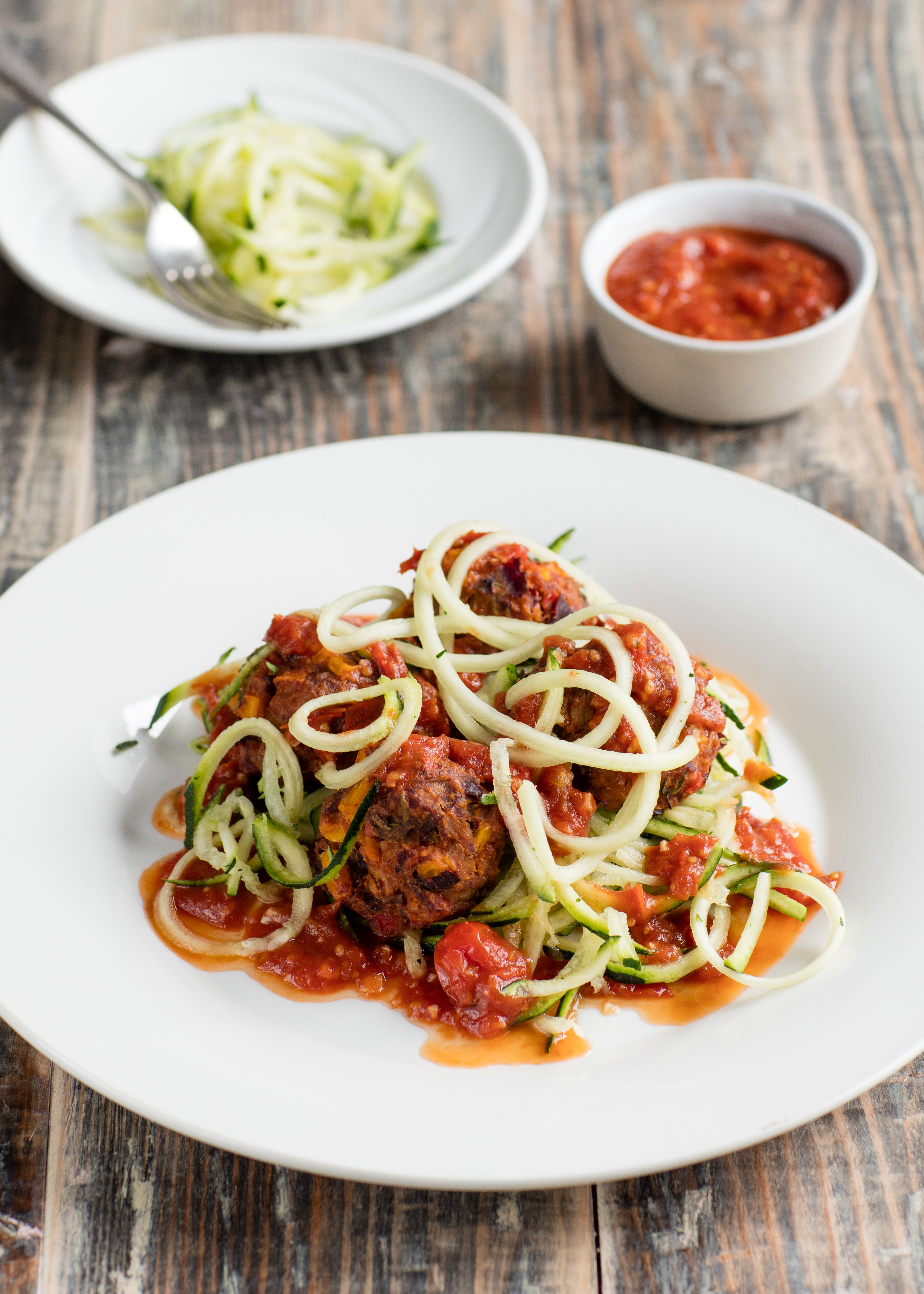 Veggie Meatballs with courgetti | Truvía®