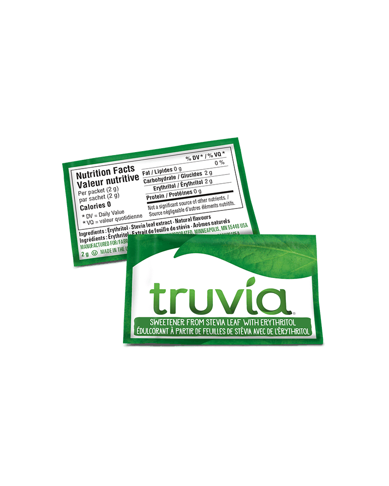 3 D 2022 Truvia CAN Packet front Back