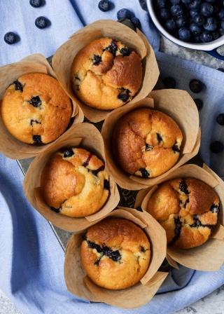 Blueberry Muffins With Stevia Truvia And