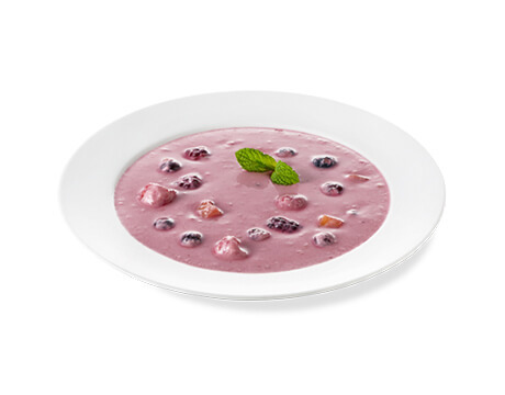 Scrumptiously Chilled Berry Soup Recipe made with Truvia