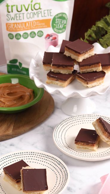Final Image Truvia Peanut Butter Cup Bars SWEET COMPLETE GRANULATED 1