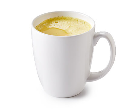 Golden Milk Latte in a white mug