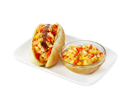 Sweet & Tangy Onion Pepper Relish Recipe made with Truvia