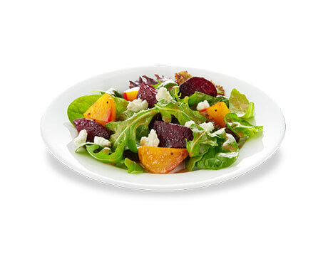 Sweet Roasted Beet and Goat Cheese Salad Recipe made with Truvia