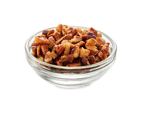 Truvia Candied Pecans in a bowl