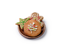 Truvia website image small gingerbread cookie