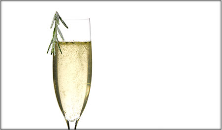 Rosemary-Lemon Champagne Cocktail | Truvía®