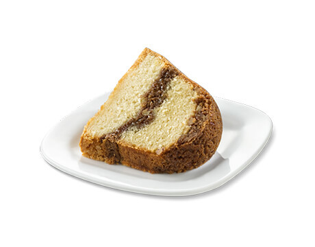 Cinnamon Streusel Coffee Cake on a plate