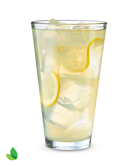 Glass of fresh-squeezed lemonade