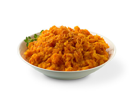 Mashed Sweet Potatoes in a serving bowl