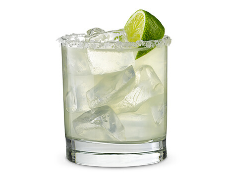 Skinny Margarita in a clear glass