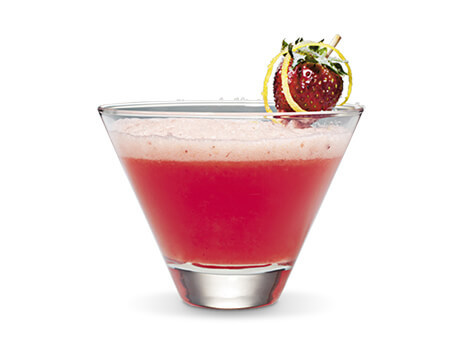 Strawberry Lemonade Cocktail Recipe made with Truvia