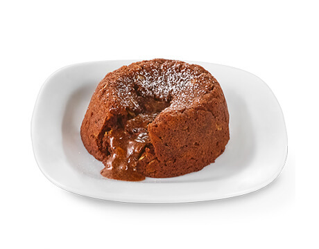 Double Chocolate Oatmeal Lava Cake Recipe made with Truvia