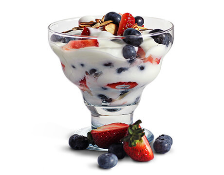 Yogurt Berry Parfait Recipe made with Truvia