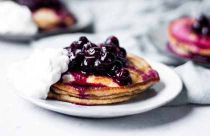 Nav blueberry pancakes