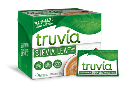 3 D 2022 Truvia Stevia 80ct Packet