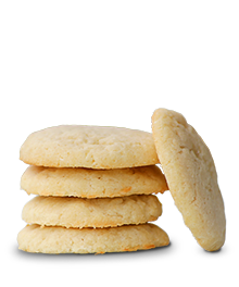 stack of sugar cookies