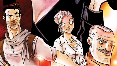 Penny Arcade Uncharted 3 poster - GameStop exclusive pre-order bonus