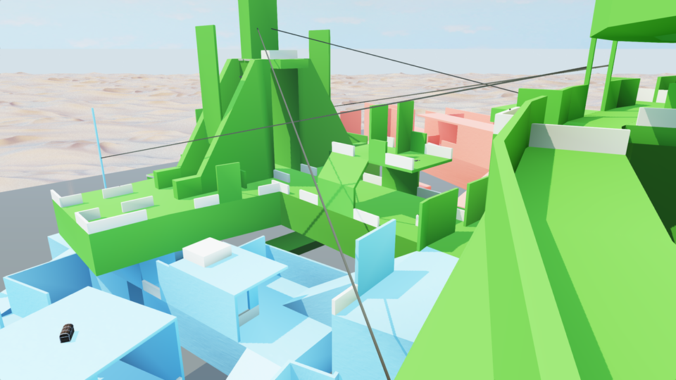 Uncharted 3: Holiday Items and Block Mesh Lab Map