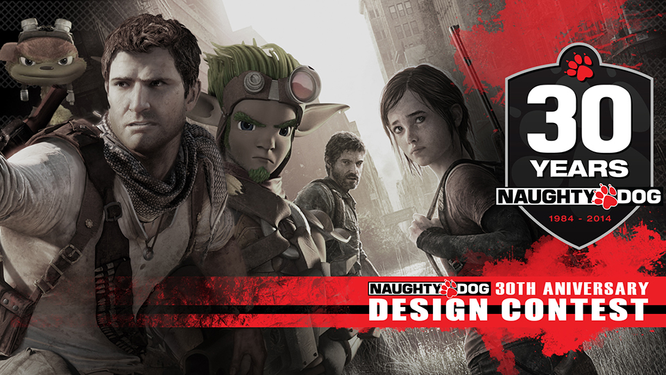 Naughty Dog 30th Anniversary Fan Art Design Contest