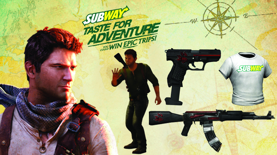 UPDATE: Subway Unlock Codes for Uncharted 3: Drake’s Deception