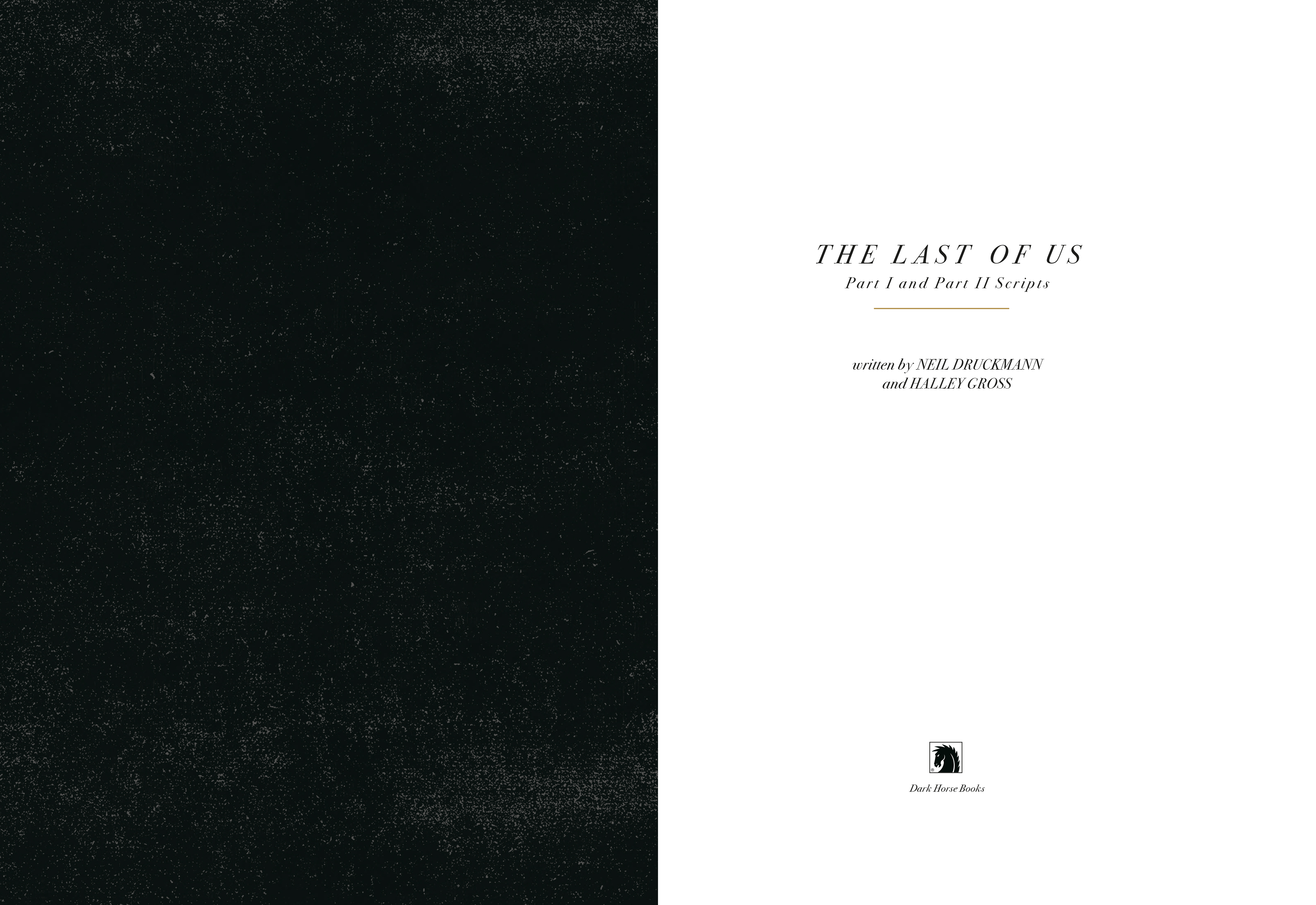 TLOU Day Script Book Cover Page