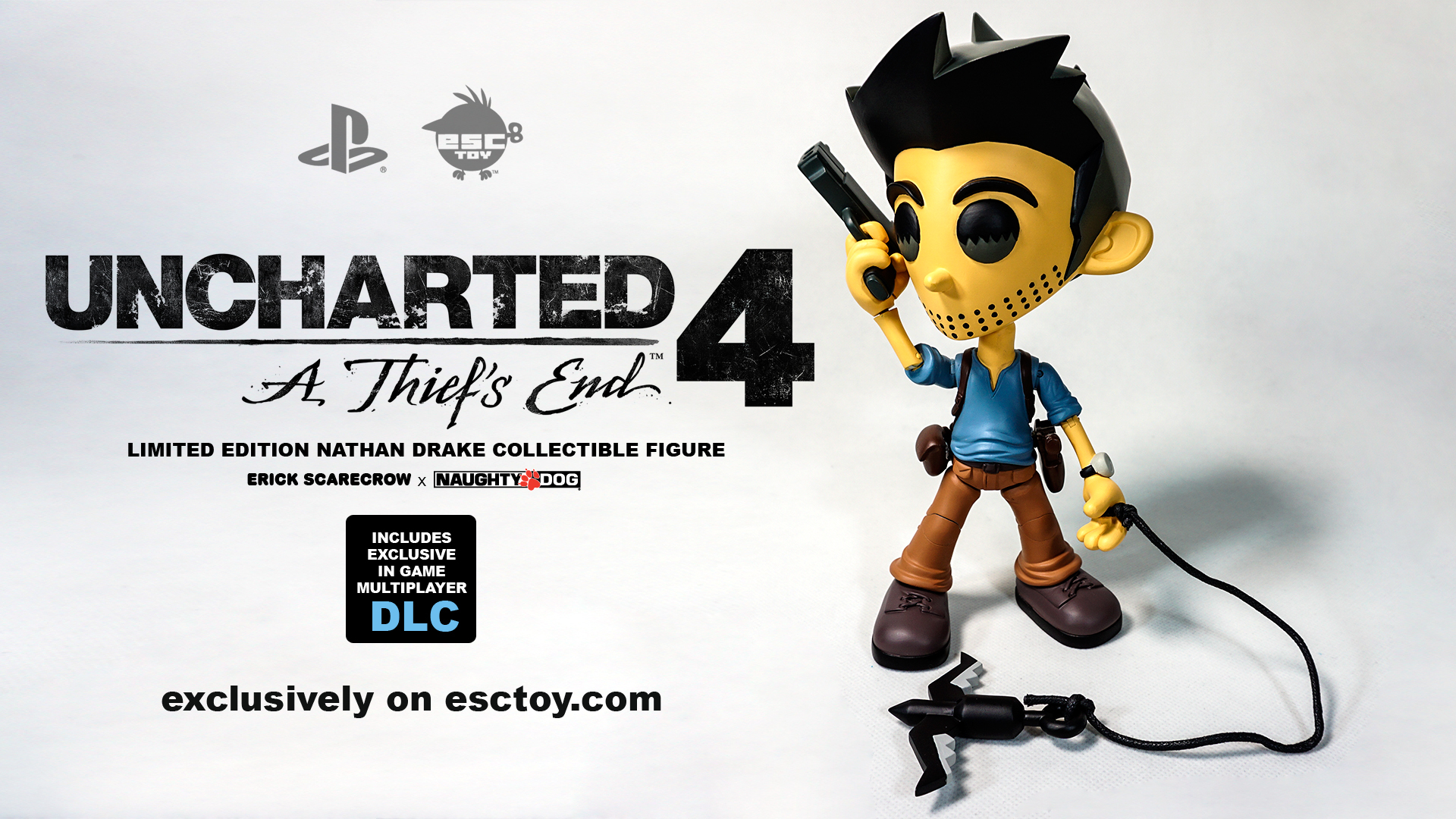Naughty Dog x Erick Scarecrow Uncharted 4 limited edition figure