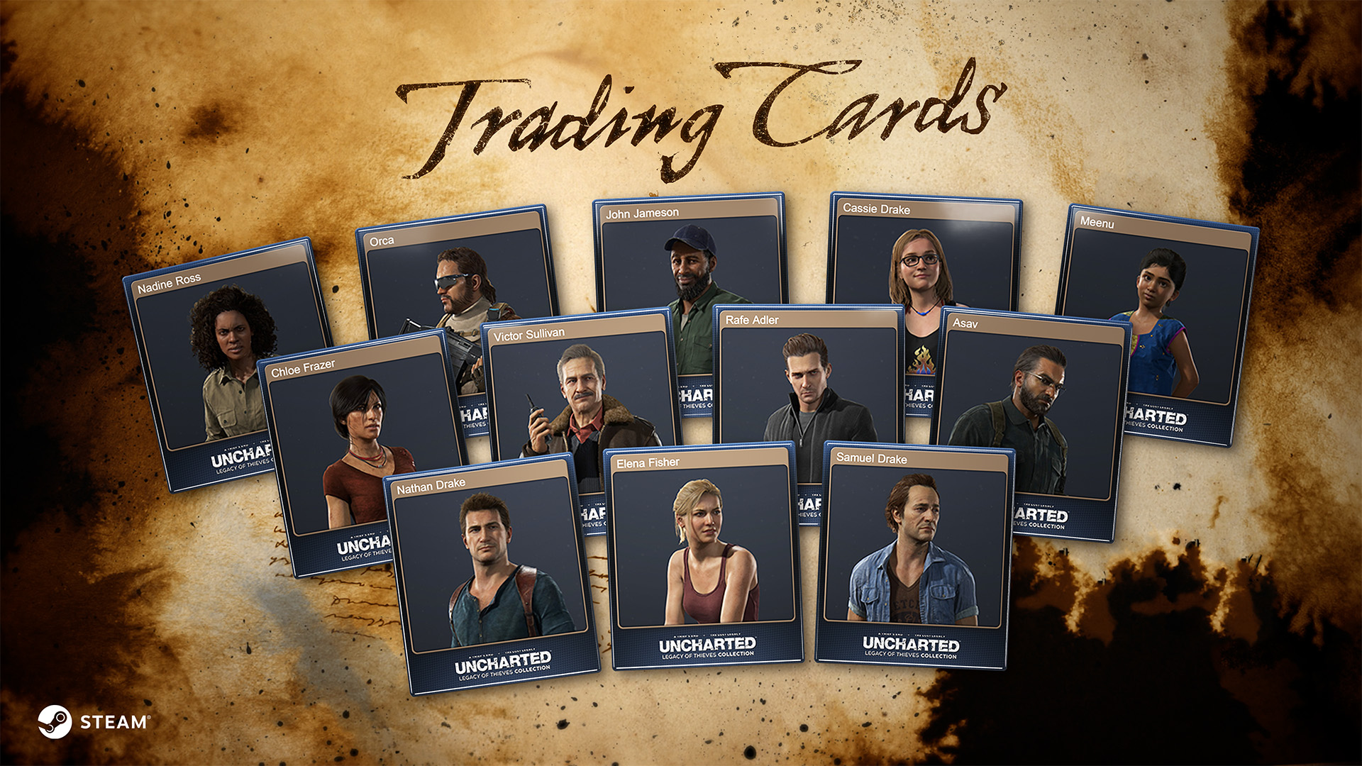 U4 PC Social 16x9 Trading Cards