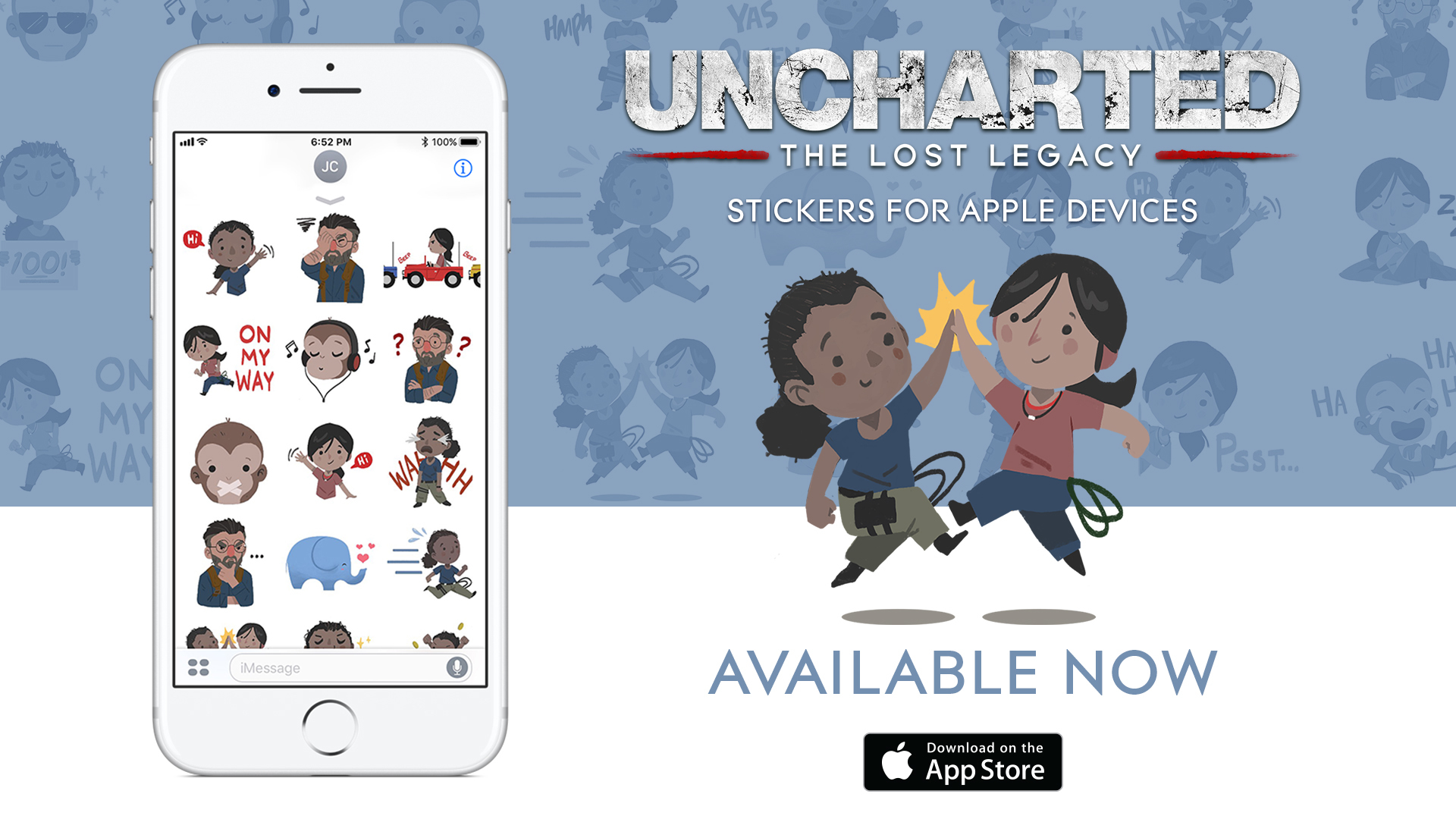 Uncharted: The Lost Legacy Stickers for Apple Devices Now Available