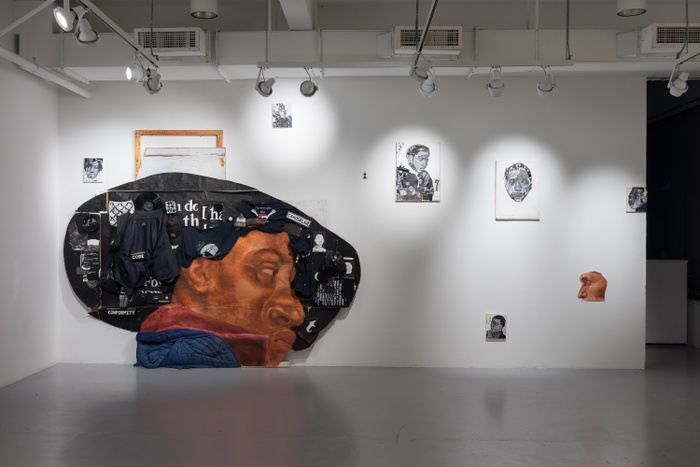 Installation image of Again, Always, Part 1: Painting/Printmaking MFA Thesis Show Group 1