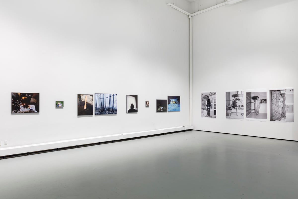 Installation image of Picture Show: 2026 Photography MFA Thesis Exhibition