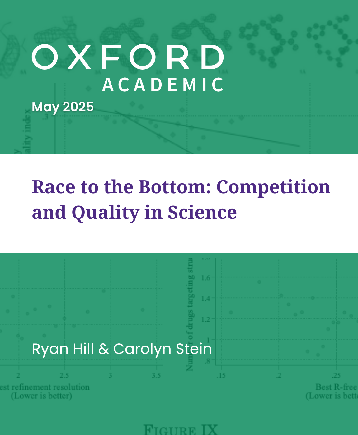 Race to the Bottom: Competition and Quality in Science, Research by: Ryan Hill, Carolyn Stein
