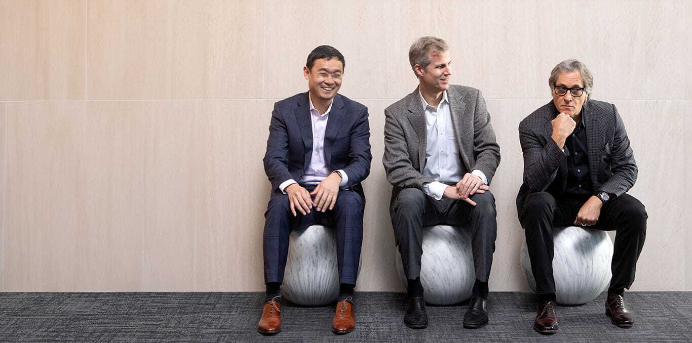 Photo of the three co-directors