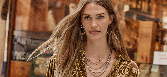 Women looking at camera with calm face