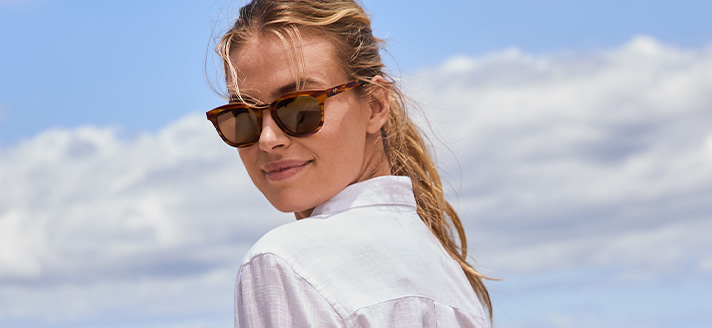 Women wearing sunglasses