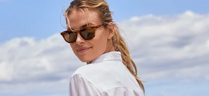 Women wearing sunglasses