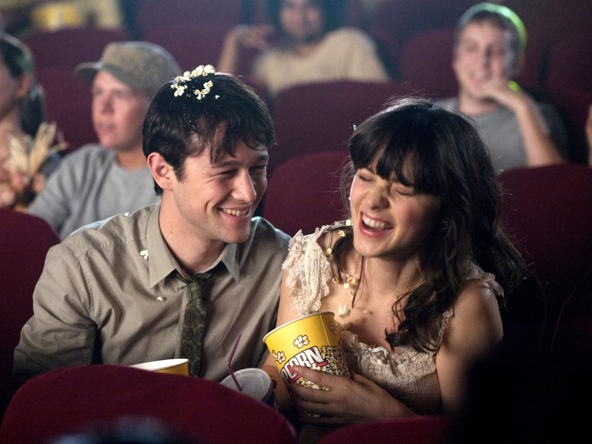 Joseph Gordon Levitt and Zooey Deschanel in (500) Days of Summer